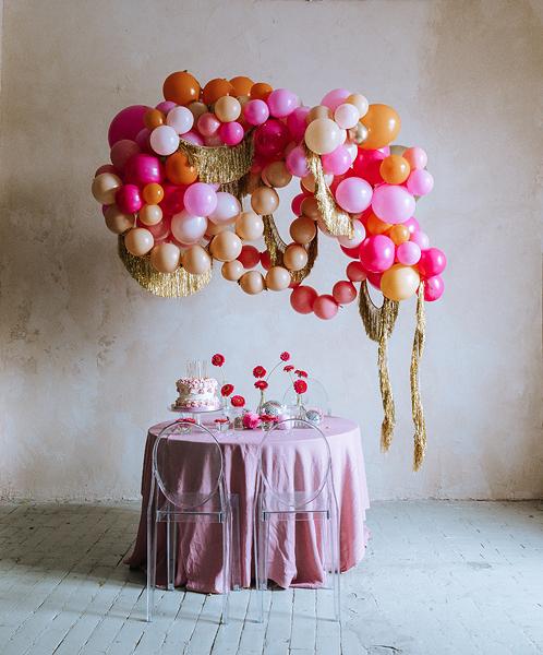 Image du produit Partydeco Ballons à chaîne Linking Ballon décoratif Nude 33cm, 20 pièces (1 x)