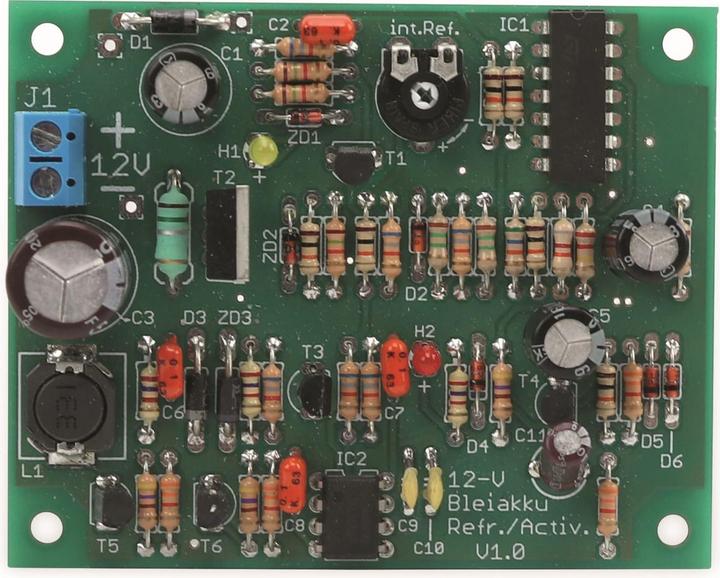 Actual product image Pollin Electronic 12V lead-acid battery refresher/activator kit