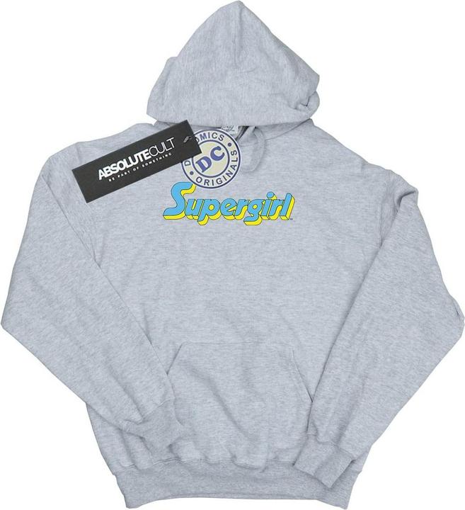 Produktbild Supergirl Text Logo Kapuzenpullover Mädchen (152, 158)