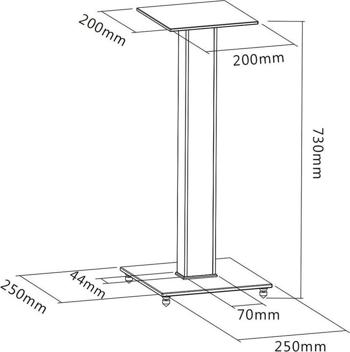 Produktbild myWall HS22L (1 Paar, Ständer, Nicht beweglich)