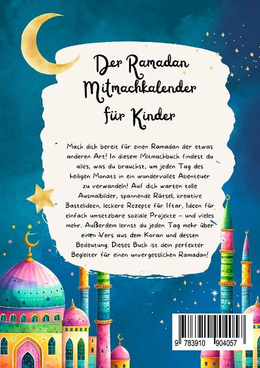 Produktbild Der grosse Ramadan Mitmachkalender. Black & White Edition (Harter Einband, Deutsch)