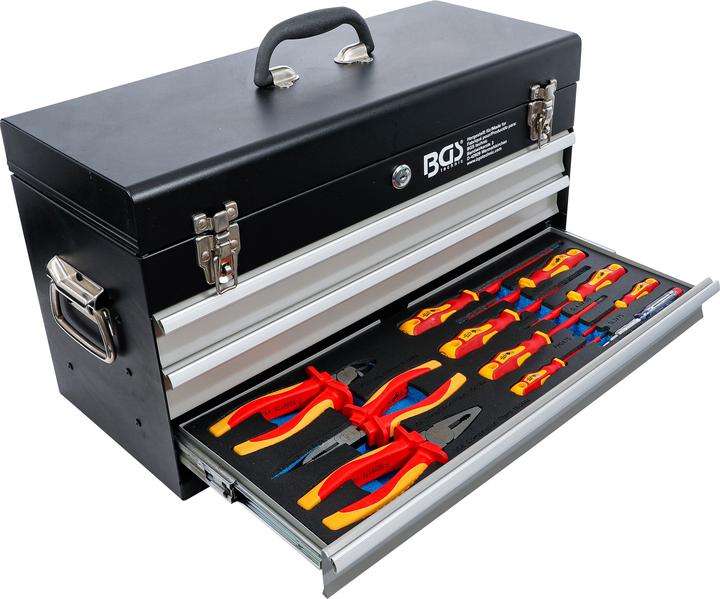 Actual product image BGS Electrician's metal tool case