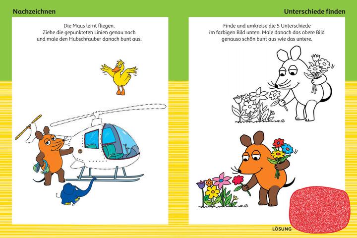 Productafbeelding Die Maus • Erstes Zeichnen (Die Sendung mit der Maus) (Duits, Uitgeverij Schwager & Steinlein, 2022)