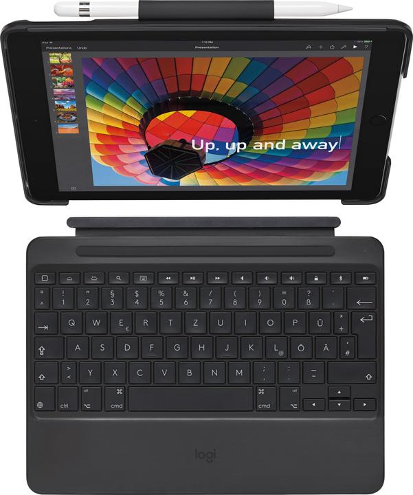 Produktbild Logitech Slim Combo (CH, iPad 2017 (5. Gen), iPad 2018 (6. Gen))