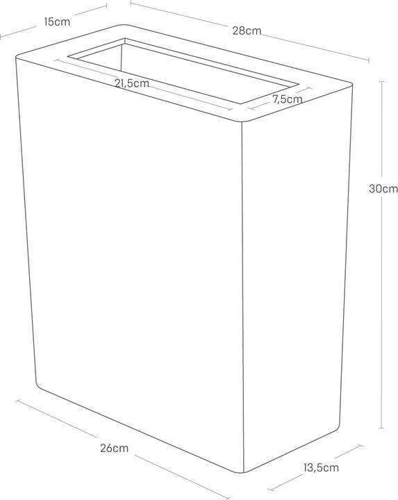 Image du produit Yamazaki Corbeille à papier RIN (10 l)