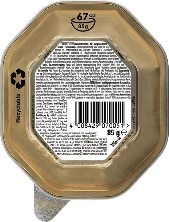 Image du produit Sheba Délicatesse en gelée (Adulte, 1 pcs, 85 g)