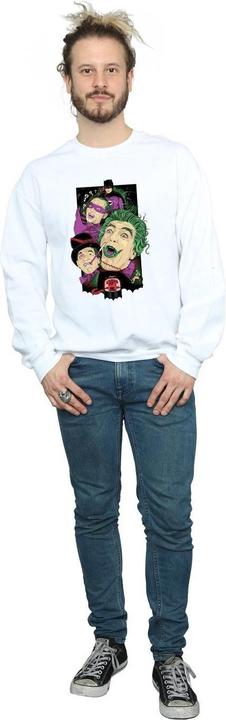 Actual product image Mens Batman TV Series Rogues Gallery Cotton Sweatshirt (M)