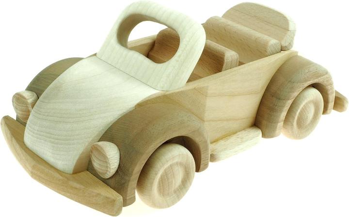 Produktbild Holzecke Spielzeugauto „VW Käfer" Cabrio - Holzauto
