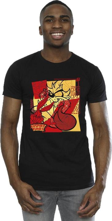 Immagine prodotto Looney Tunes Taz Bugs Rabbit New Year Maglietta Uomo (S)