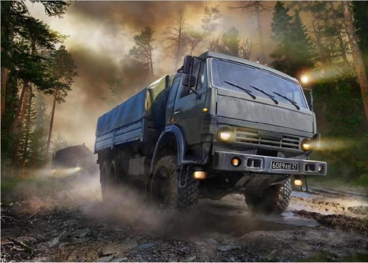 Actual product image 1:35 Kamaz 5350 Mustang