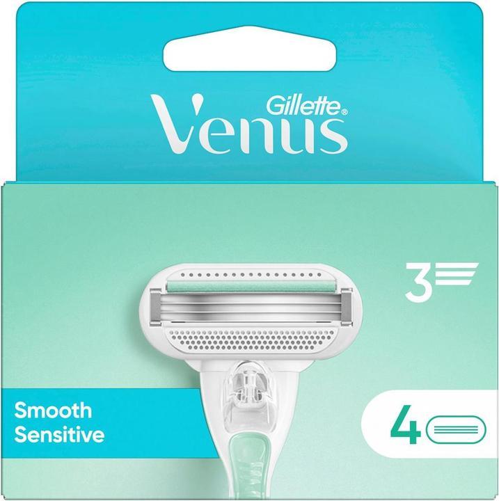 Produktbild Gillette Venus Smooth Sensitive Systemklingen (4 x)