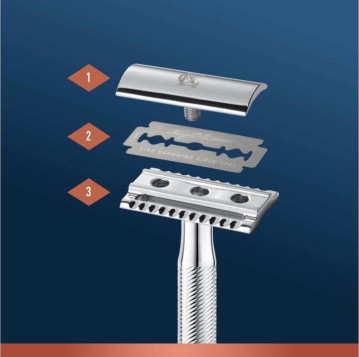 Produktbild King C. Gillette Doppelklingen für Rasierhobel (10 x)
