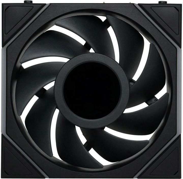 Actual product image Lian-Li UNI FAN TL Wireless LCD Lüfter, ARGB, PWM, 3er-Pack inkl. Controller - 120 mm, schwarz (120 mm, 3 x)