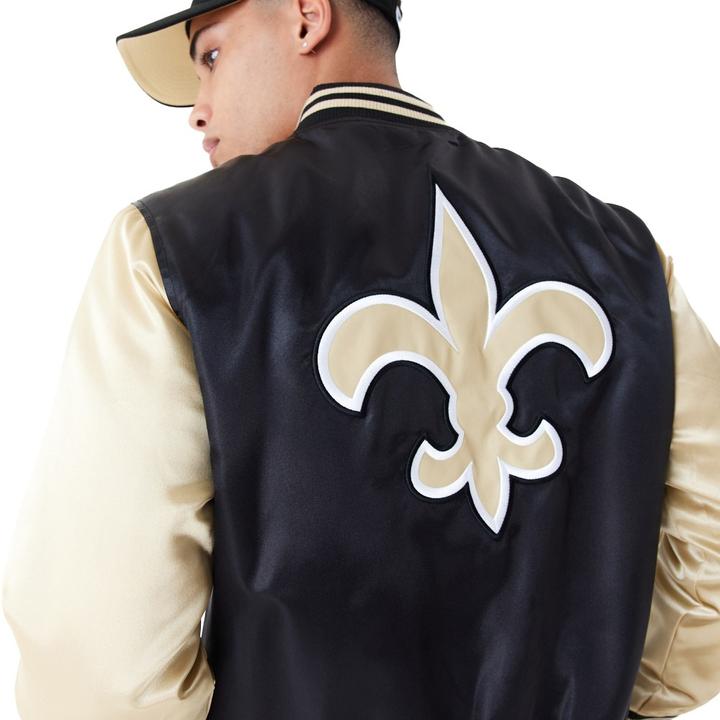 Produktbild New Era Varsity Satin Bomber Jacke - New Orleans Saints - L (L)