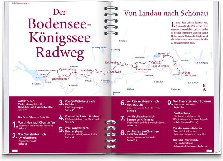 Immagine prodotto RadReiseFührer Bodensee-Königssee Radweg (Tedesco, Bussola, 2022)