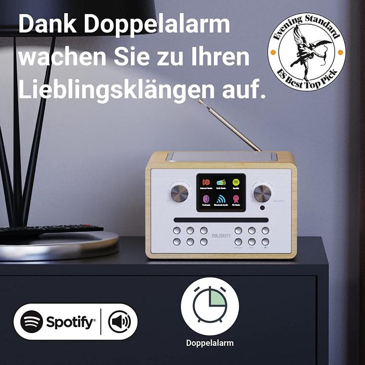 Produktbild Majority Homerton 2 (FM, DAB+, WLAN, Bluetooth)