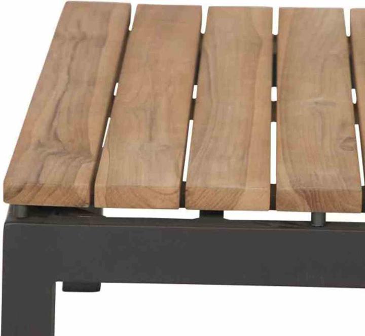 Produktbild Siena Garden Lounge Tisch Alvida Teak 74x74x30 cm anthrazit (73.50 cm)