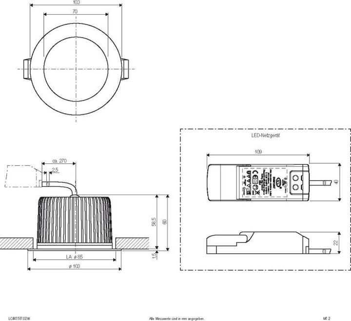 Produktbild EVN LC441501D2W (952 lm)