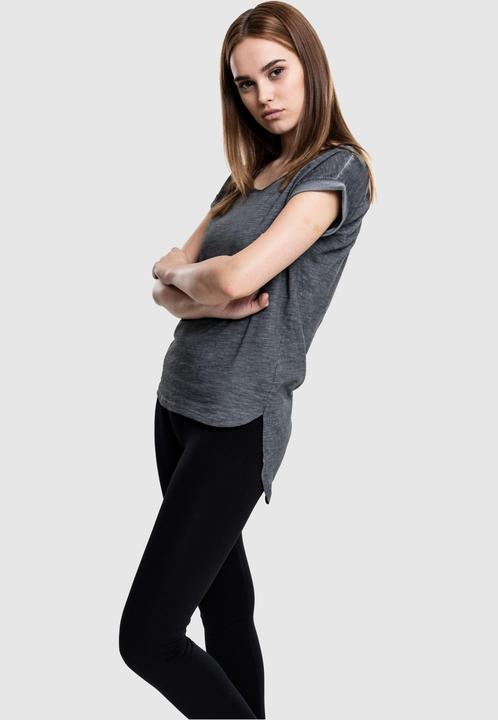 Immagine prodotto Urban Classics Tee lungo da donna a forma di schienale con tintura spray (XS)