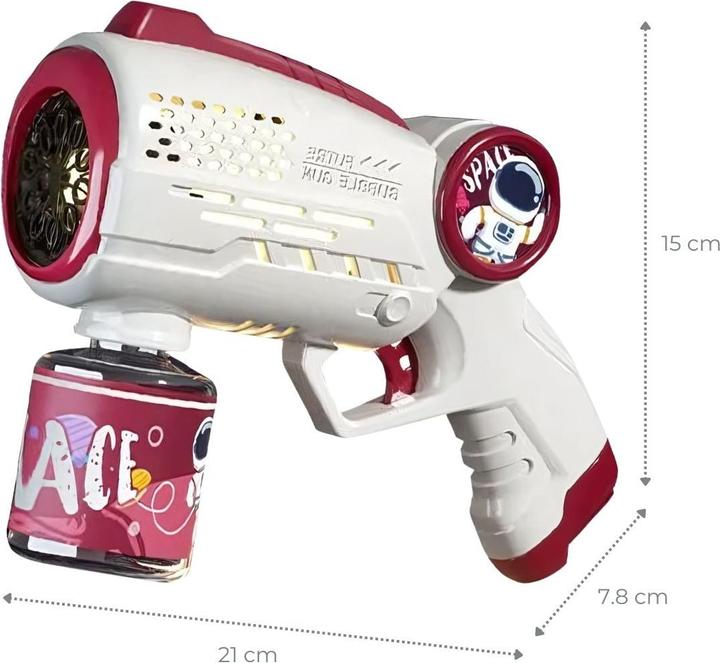 Produktbild Hermex Weltraum-Seifenblasenpistole Automatische Seifenblasenmaschine Bubble Maker