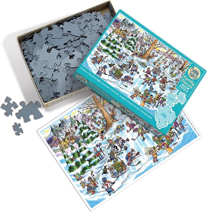 Actual product image Cobble Hill Crazy ice hockey 350 pieces (350 pieces)