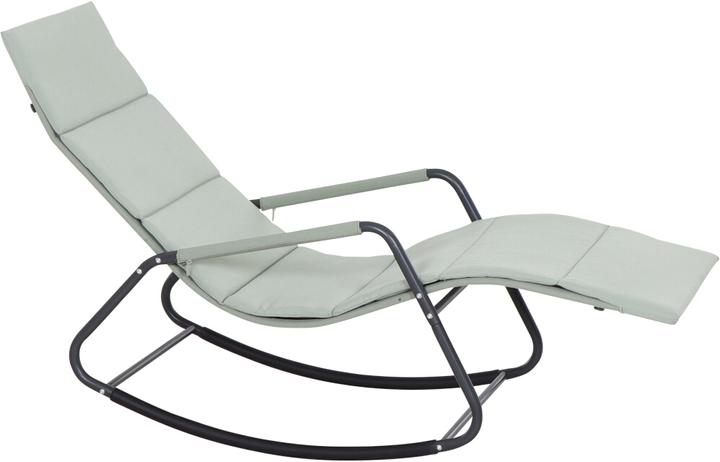 Siena Garden Aliano Rocking Lounger Green (143 cm)