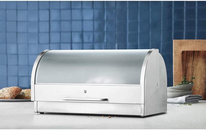 Productafbeelding WMF Brooddoos Brooddoos met Scharnierend Deksel 39x21x20cm Gourmet Roestvrij Staal Frosted