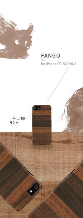 Actual product image Man.Wand & WOOD case for iPhone 7/8 fango black (Apple iPhone 8, Apple iPhone SE (2nd Gen), Apple iPhone 7)