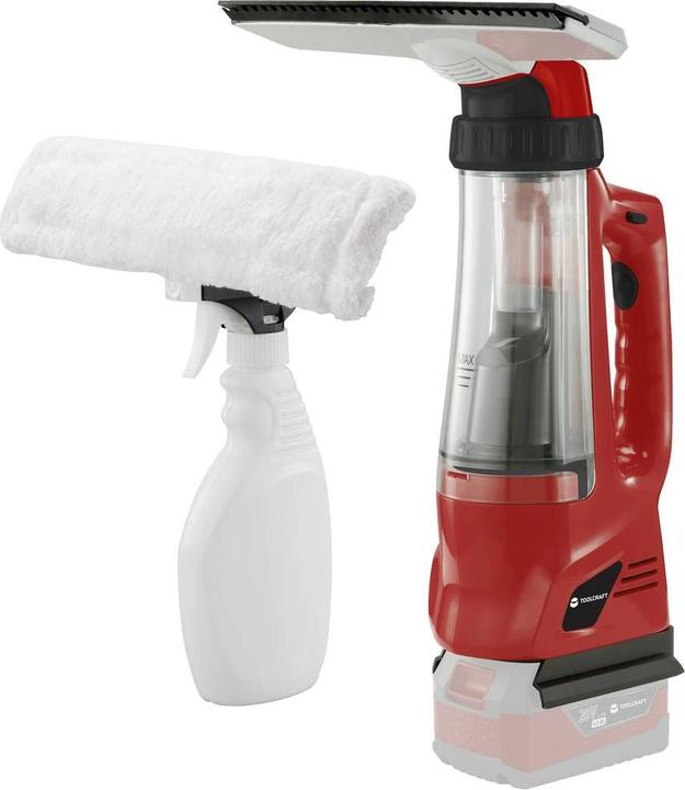 Produktbild Toolcraft Fensterreiniger Schwarz, Rot