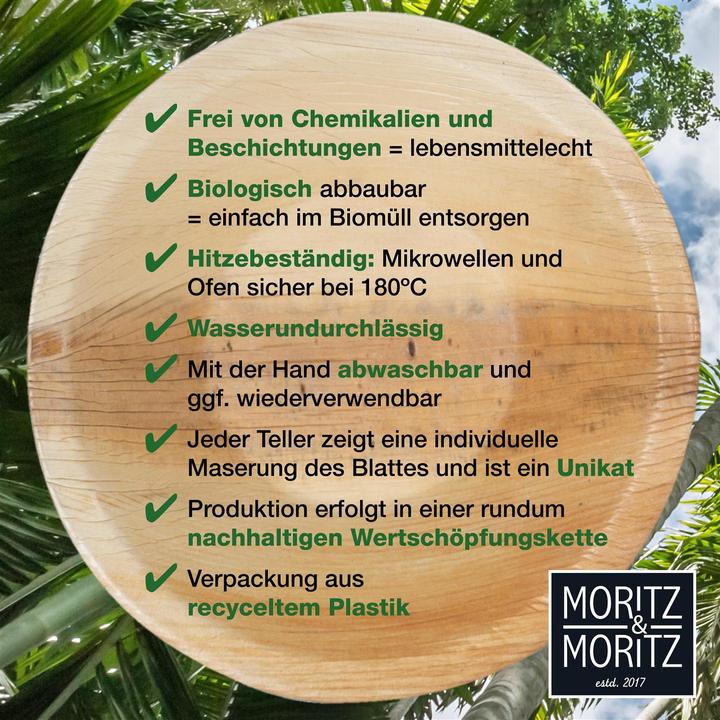 Produktbild Moritz & Moritz Palmblattschalen 25-teilig