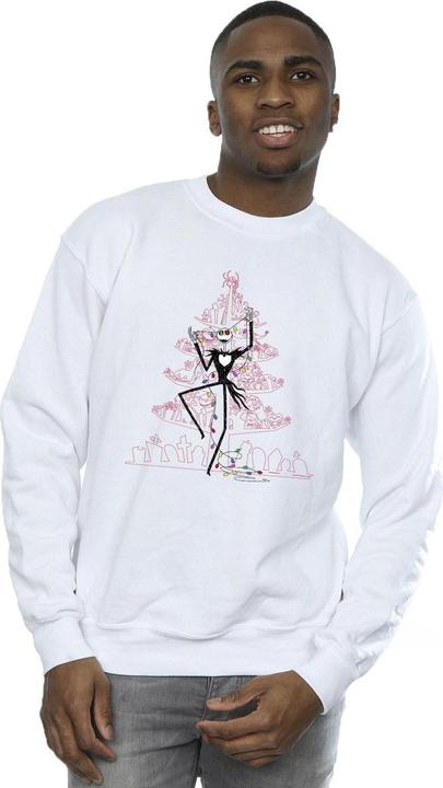 Image du produit Disney - Sweat THE NIGHTMARE BEFORE CHRISTMAS TREE PINK - Homme (L)