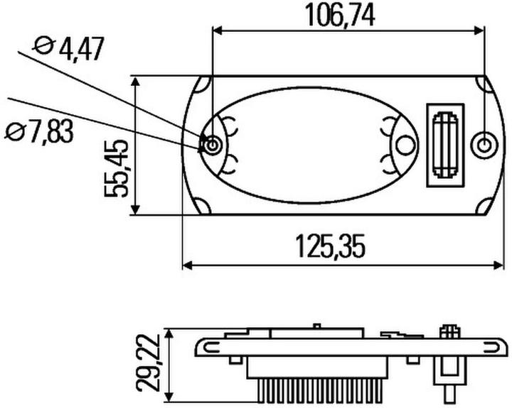 Actual product image Hella Interior Light