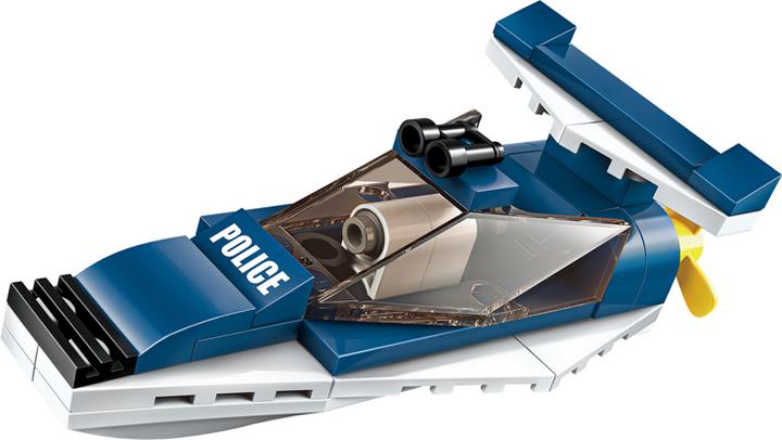 Produktbild Qman Polizei Helikopter 8 in 1
