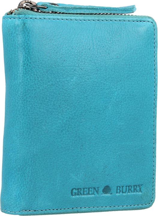 Actual product image Greenburry Vintage Washed leather wallet 10 cm