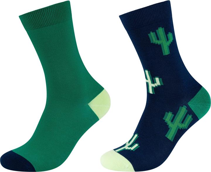 Actual product image Fun Socks Cactus motif (pack of 2, 41 - 46)