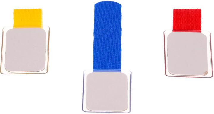 Actual product image Label-the-cable small velcro binder with label (Velcro cable ties, 90 mm, 10 pcs.)