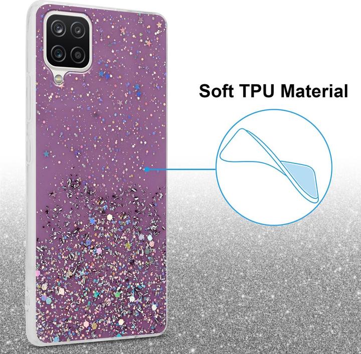 Immagine prodotto Cadorabo Copertura in TPU scintillante (Samsung Galaxy A12, Samsung Galaxy M12)
