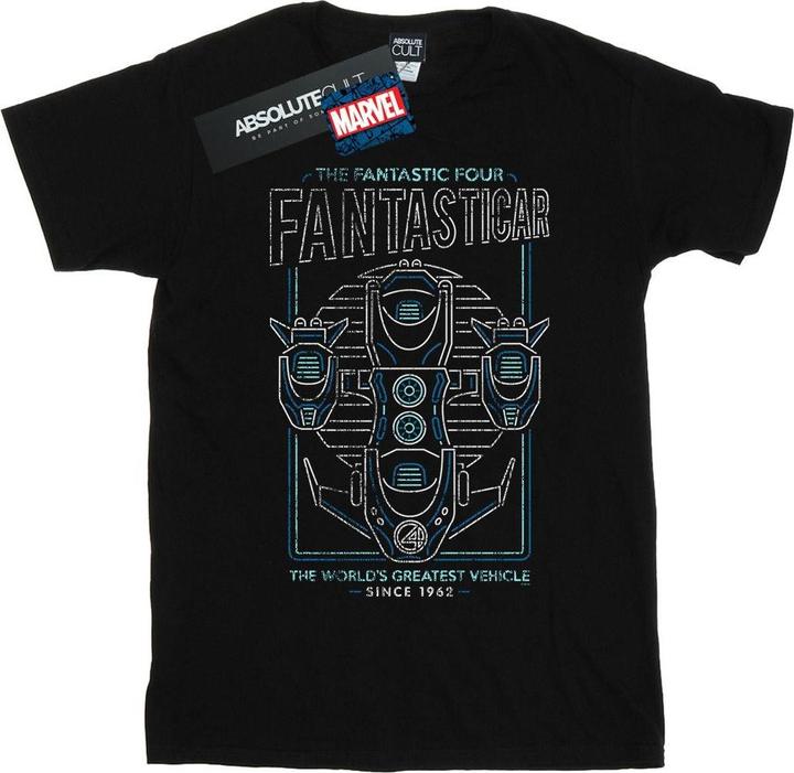 Produktbild Fantastic Four Fantasticar Neon TShirt (M)