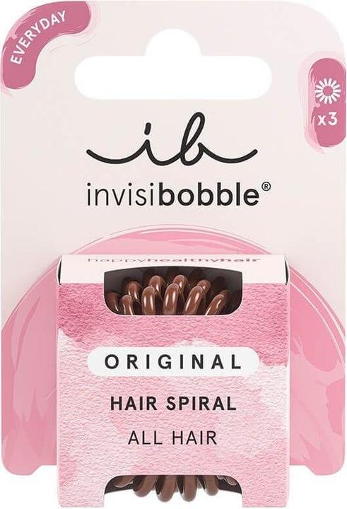 Immagine prodotto Invisibobble Fascetta per capelli originale pretzel marrone 3 pezzi. (Elastico per capelli)