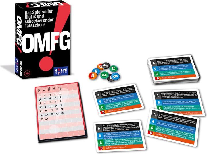Actual product image 882042 - OMFG - Card game, for 3-8 players, from 18 years (DE Edition) (German)
