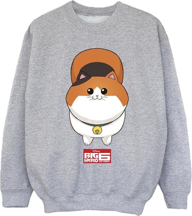 Actual product image Disney Girls Big Hero 6 Baymax Kitten Face Sweatshirt (104)