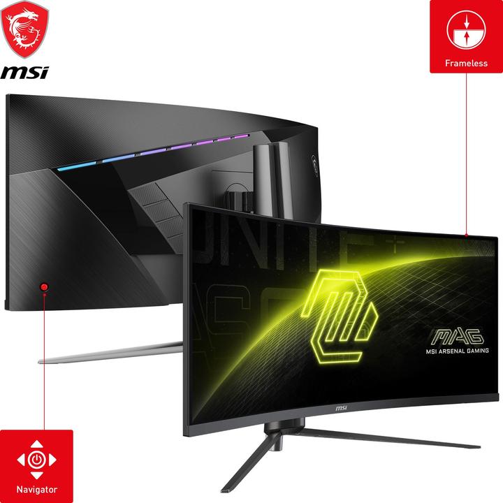 Produktbild MSI MAG 345CQRDE (3440 x 1440 Pixel, 34")