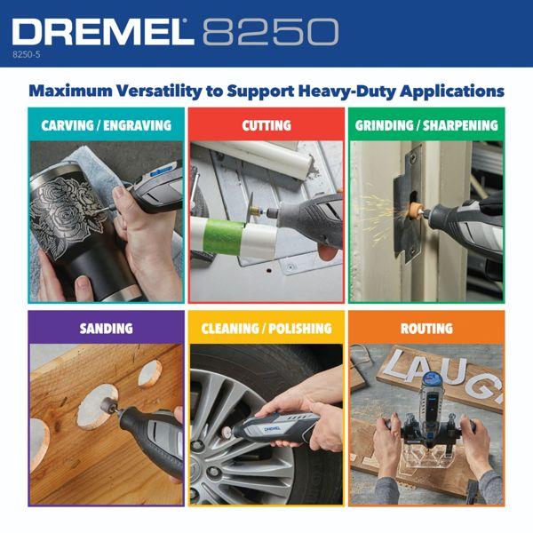 Immagine prodotto Dremel 8250 2.0 Ah 12V Li-Ion 5-tlg. Zubehör