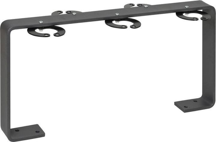 Moravia Scooter parking rail, 5 parking spaces, steel 70 x 10 mm, hot dip galvanised