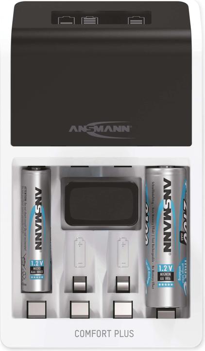 Immagine prodotto Ansmann Comfort Plus 1001-0094 (1 pz., AA, AAA, Caricabatterie senza batteria)
