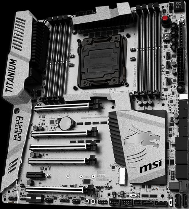 Actual product image MSI X99A Xpower Gaming Titanium (LGA 2011-v3, Intel X99, E-ATX)