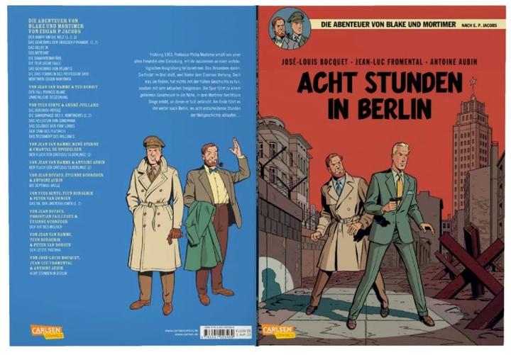 Actual product image Blake und Mortimer 26: Acht Stunden in Berlin (German, José-Louis Bocquet, Jean-Luc Fromental, 2023)