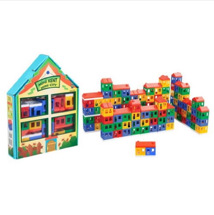 Produktbild Pilsan 03101 Ministadt buntes 40-tlg Set