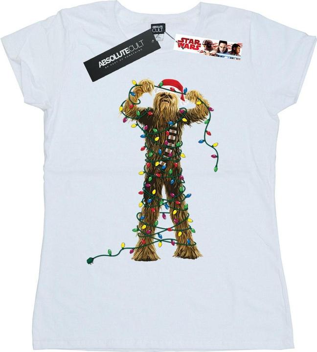 Star Wars Chewbacca Christmas Lights TShirt (XL)