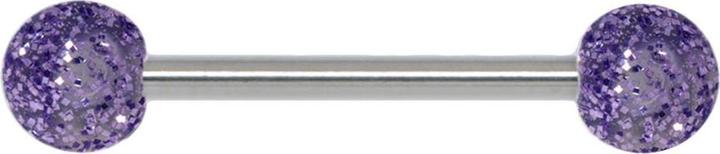 Actual product image Bijouteria Tongue piercing (Stainless steel, Plexiglass)